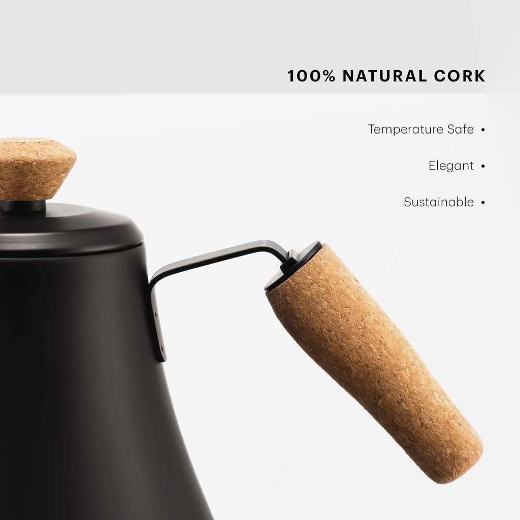 Bodum 8-Cup Electric Gooseneck Kettle, Black with Automatic Shut-off