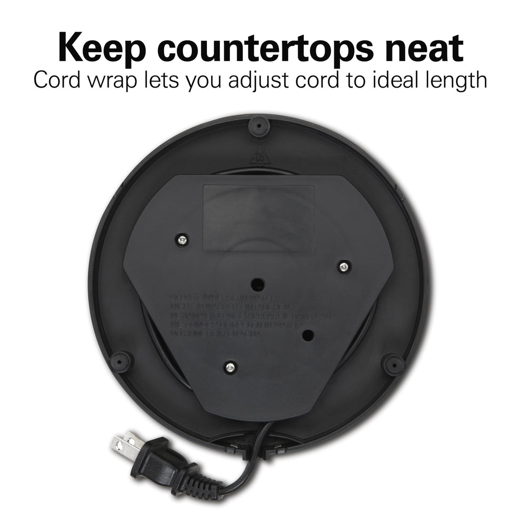 Hamilton Beach Variable Temperature Electric Kettle, 1.7 Liter Capacity, Black Stainless Steel, 41027R