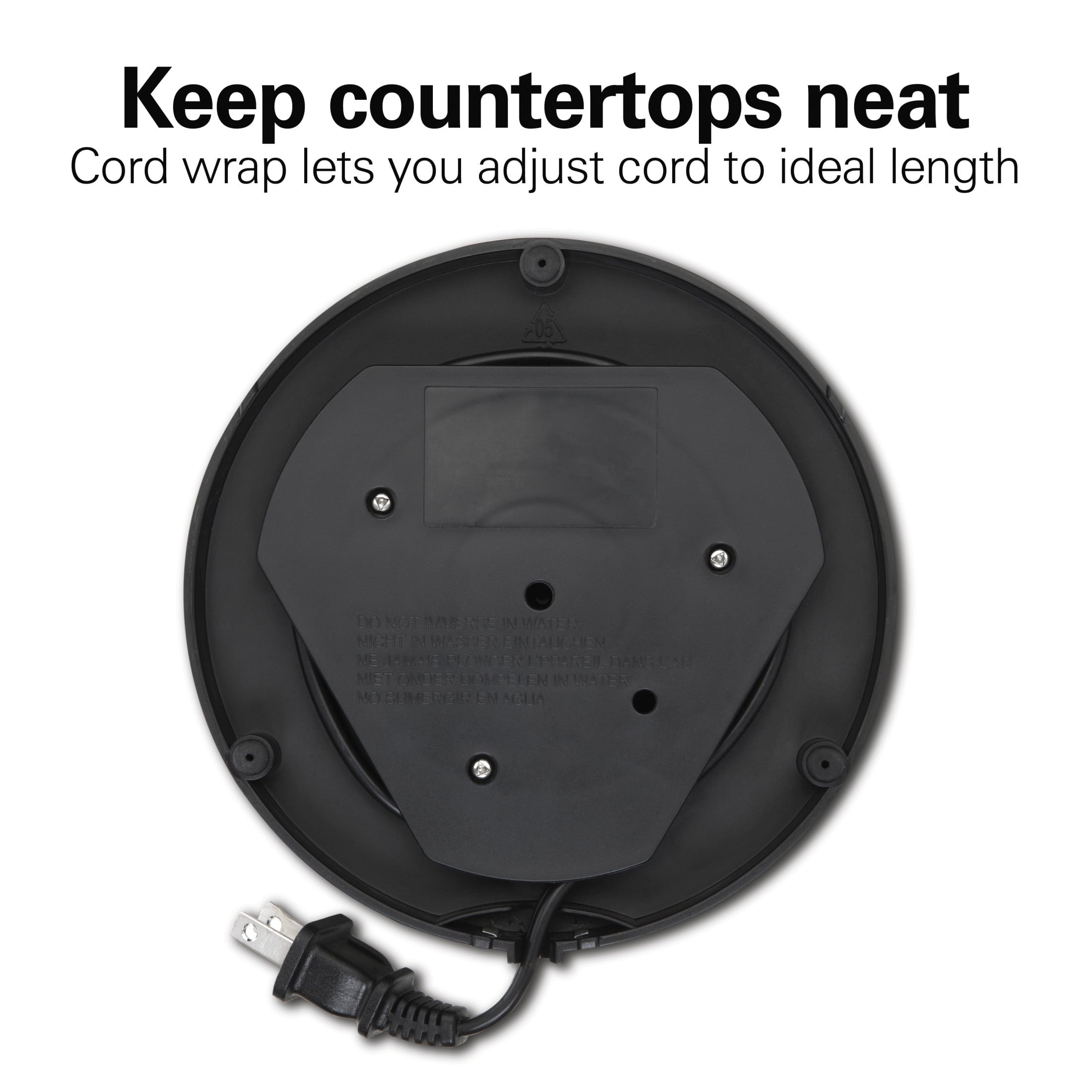 Hamilton Beach Variable Temperature Electric Kettle, 1.7 Liter Capacity, Black Stainless Steel, 41027R