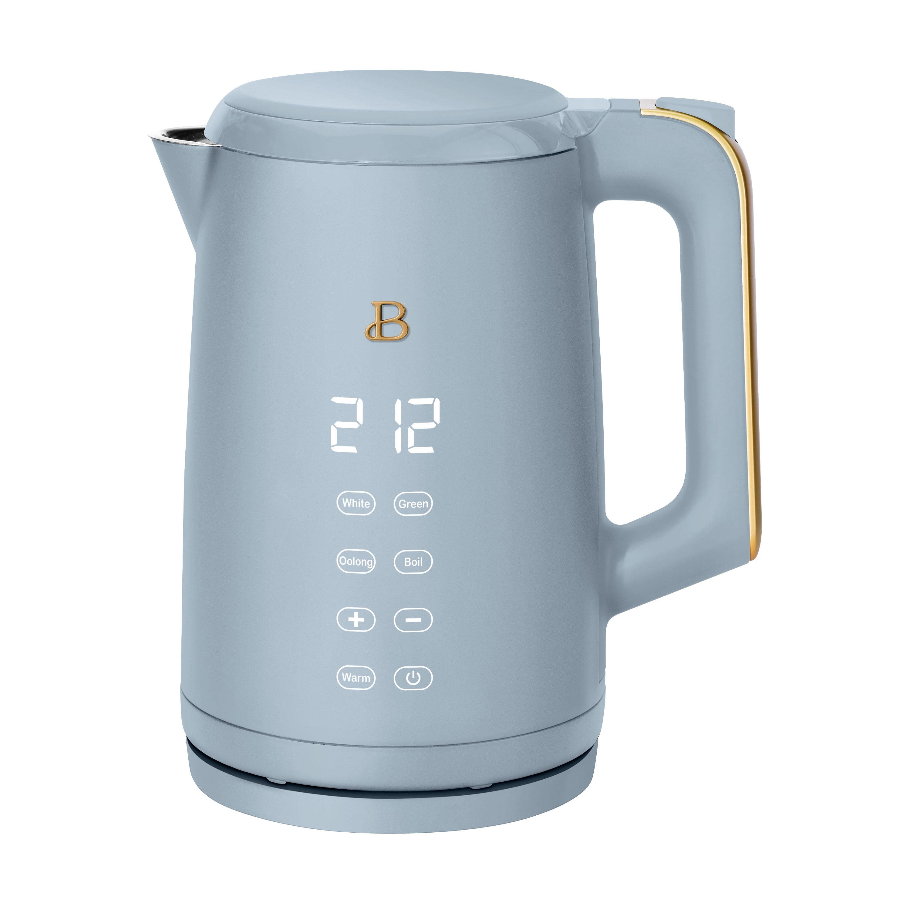 Beautiful 1.7-Liter Electric Kettle 1500 W with One-Touch Activation, White Icing by Drew Barrymore