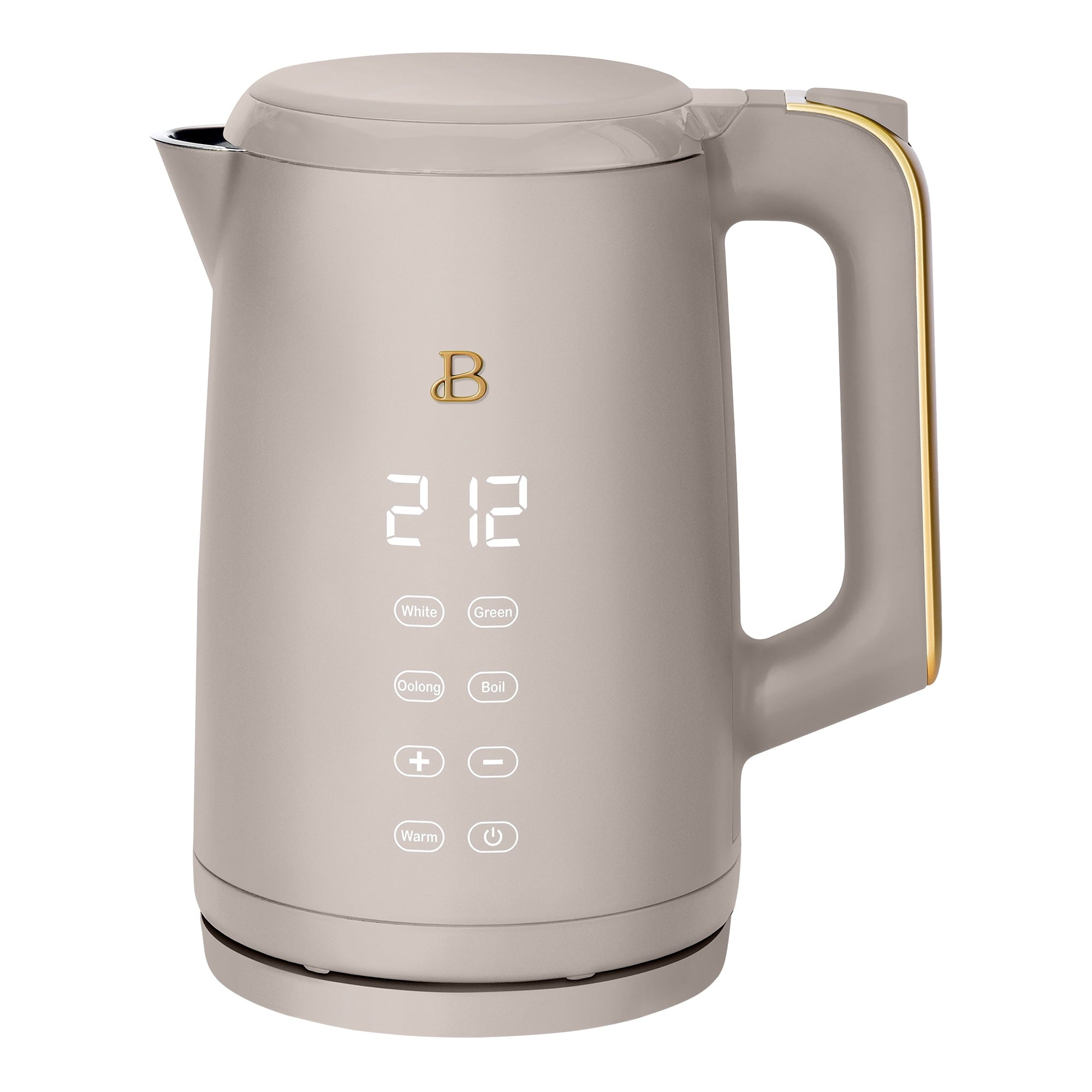 Beautiful 1.7-Liter Electric Kettle 1500 W with One-Touch Activation, White Icing by Drew Barrymore
