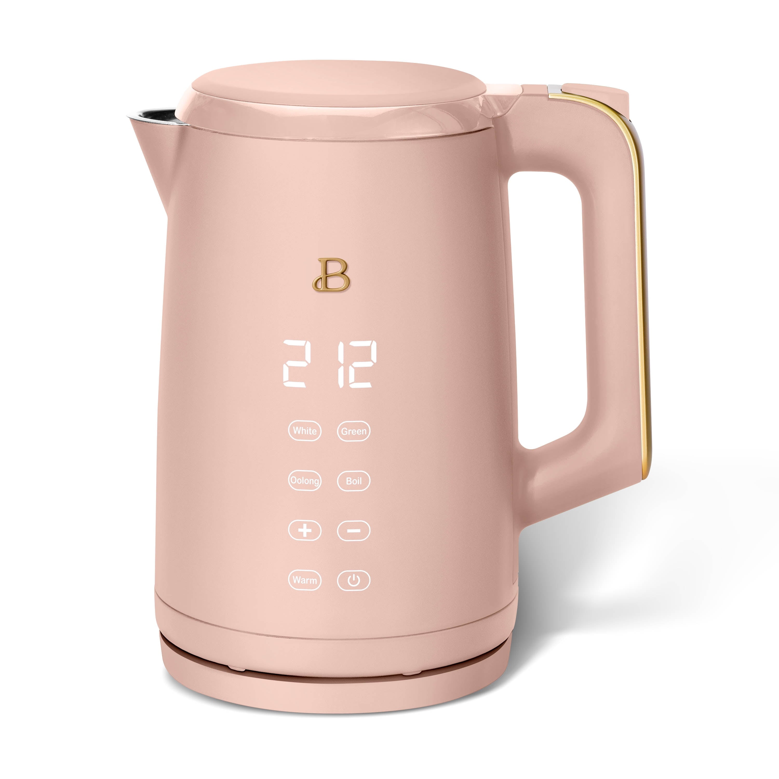 Beautiful 1.7-Liter Electric Kettle 1500 W with One-Touch Activation, White Icing by Drew Barrymore