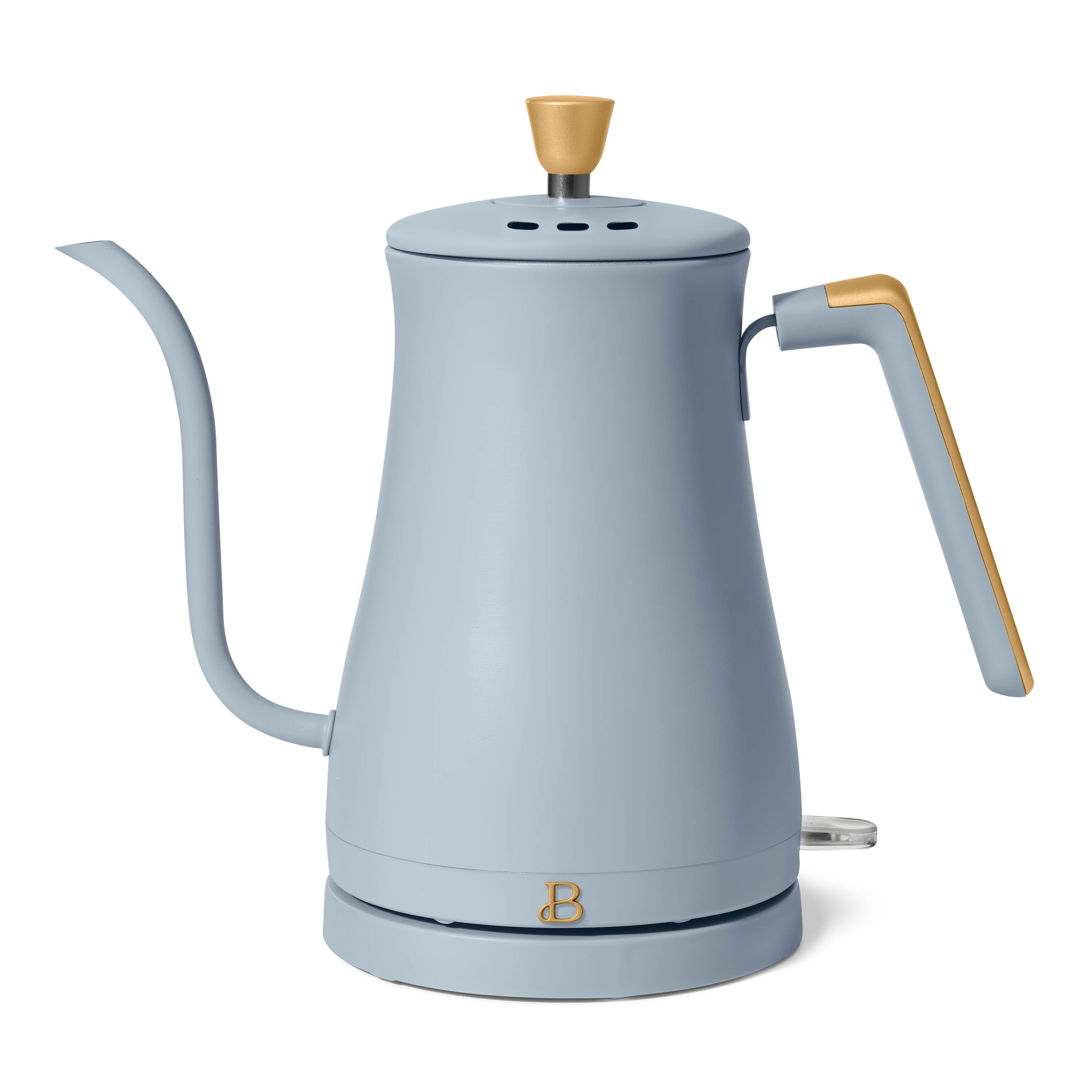 Beautiful 1-Liter Electric Gooseneck Kettle 1200 W, White Icing by Drew Barrymore