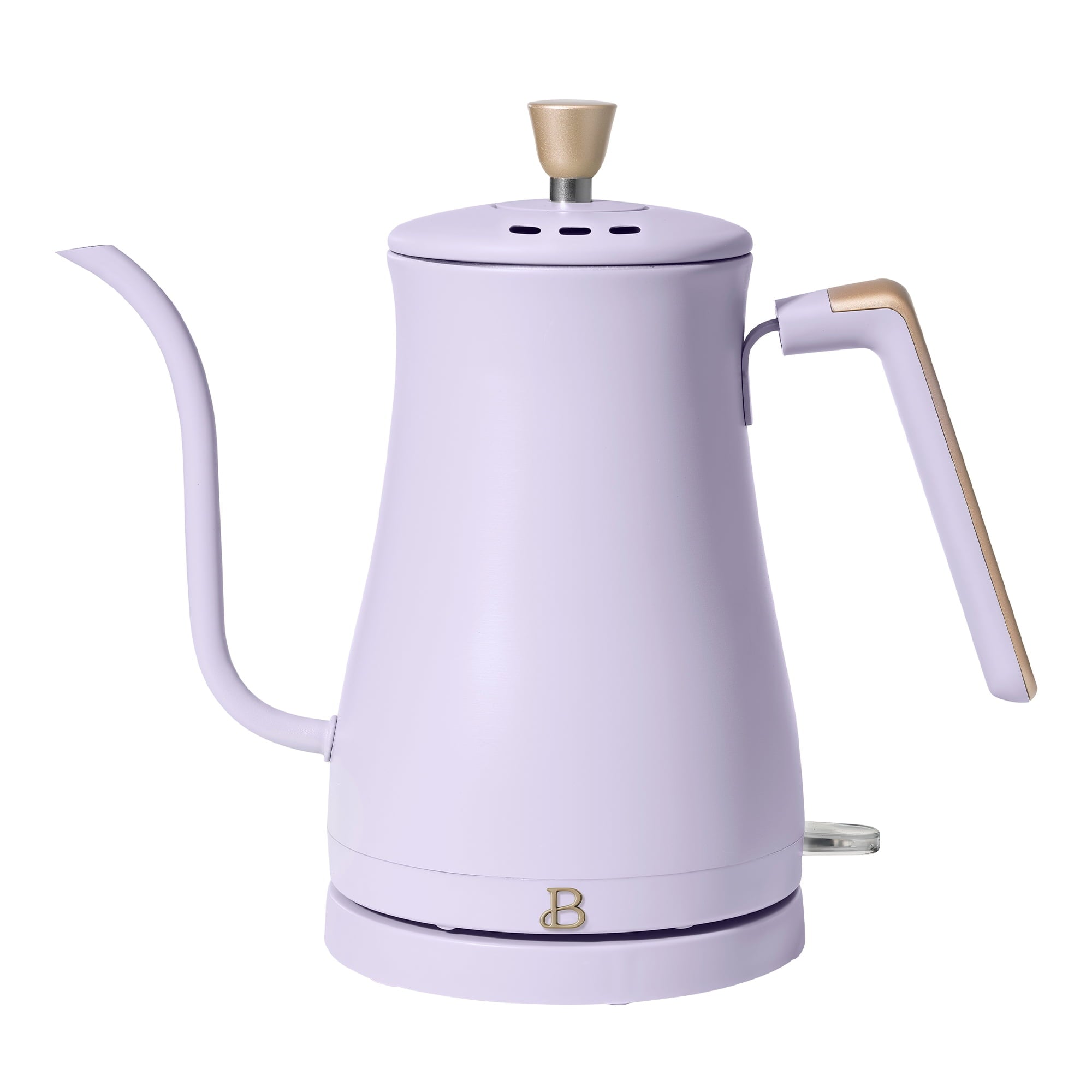 Beautiful 1-Liter Electric Gooseneck Kettle 1200 W, White Icing by Drew Barrymore