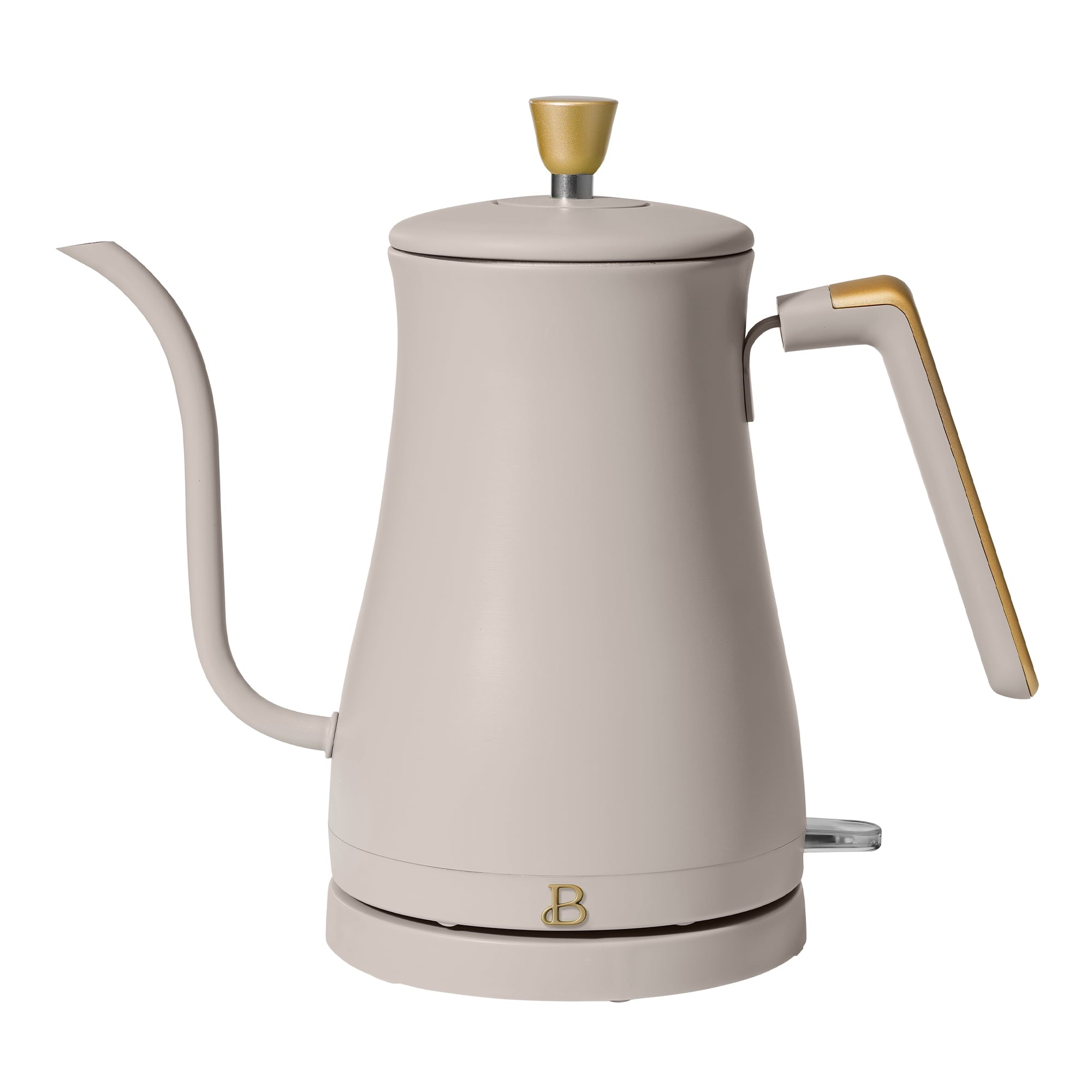 Beautiful 1-Liter Electric Gooseneck Kettle 1200 W, White Icing by Drew Barrymore
