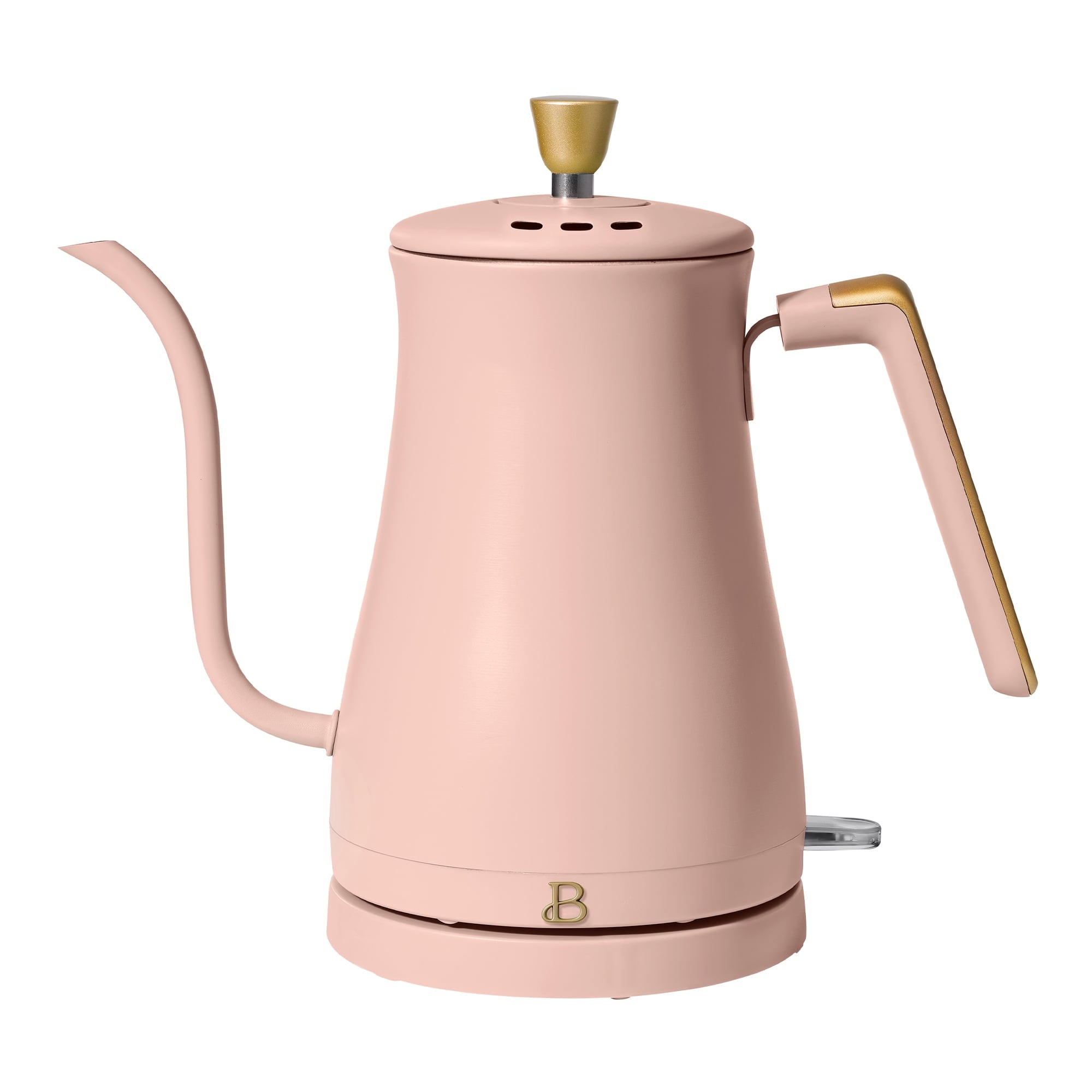 Beautiful 1-Liter Electric Gooseneck Kettle 1200 W, White Icing by Drew Barrymore