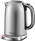 LONGDEEM Electric Kettle with Temp Control, 5 Presets & Keep Warm, 1.7L/1500W Stainless Steel, Silver