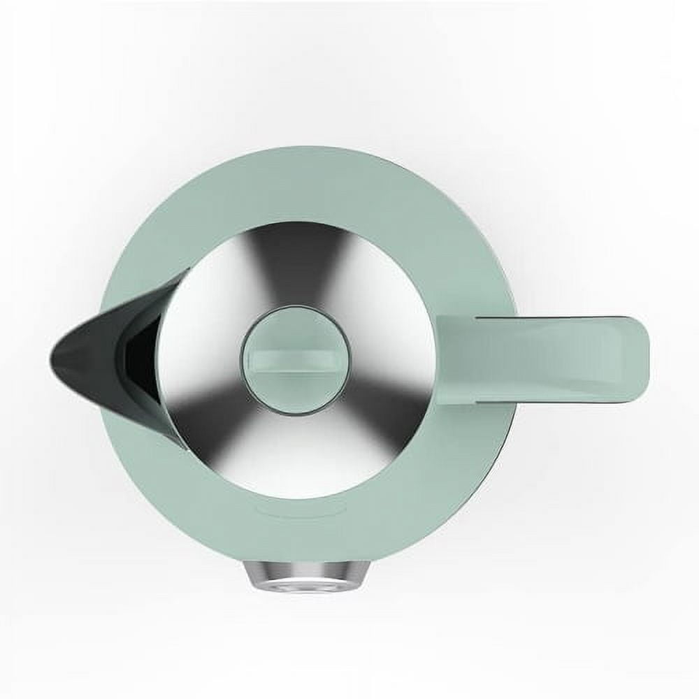 Bear 1.7L Electric Kettle, pyramid portable electric hot water and coffee. 1500W （MINT GREEN）