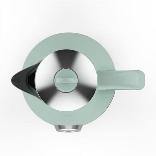 Bear 1.7L Electric Kettle, pyramid portable electric hot water and coffee. 1500W （MINT GREEN）