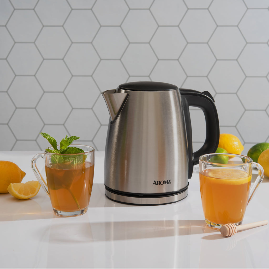 Aroma 1.0-Liter Stainless Steel Electric Kettle
