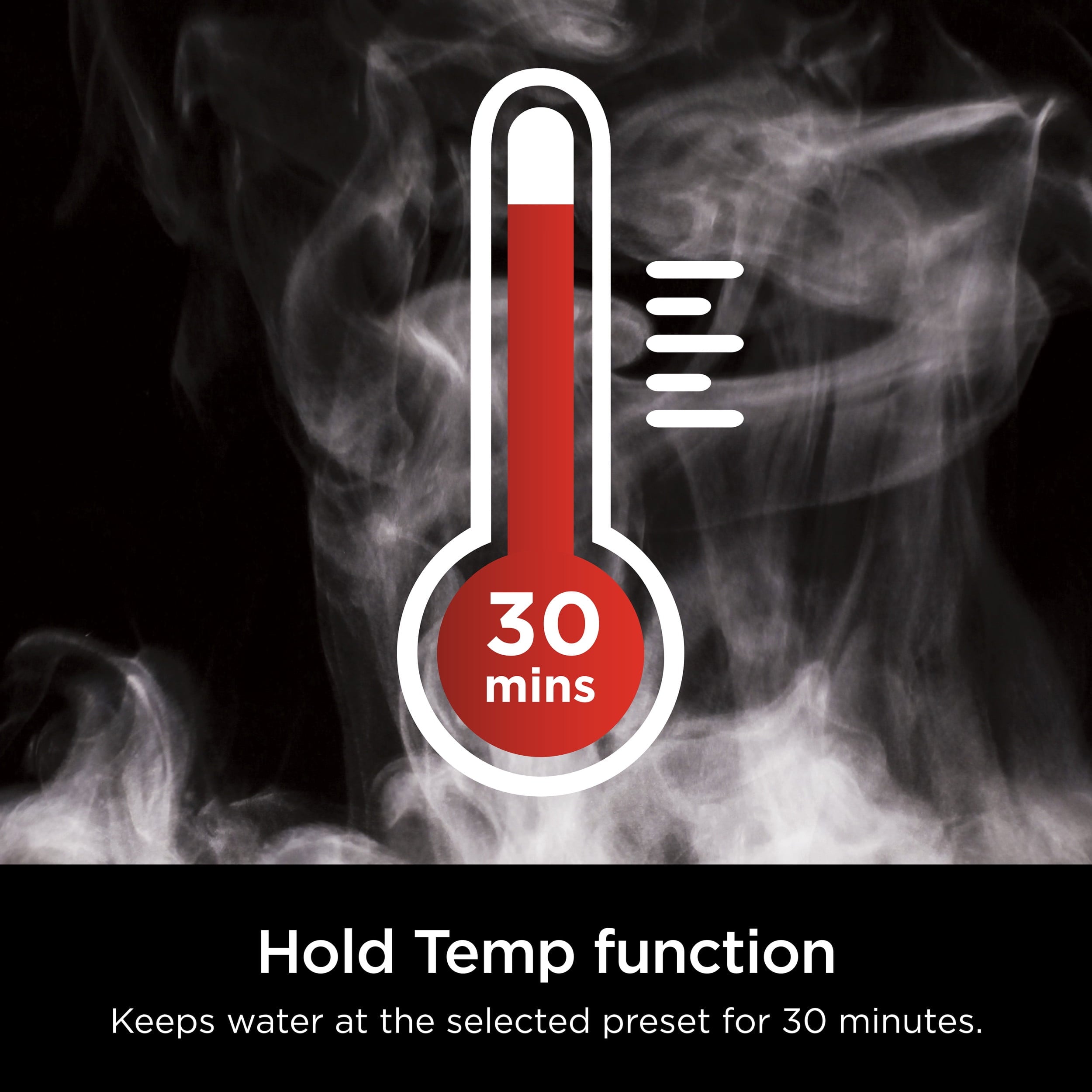 Ninja KT200 Precision Temperature Electric Kettle, 1500 watts, BPA Free, Stainless, 7-Cup Capacity, Hold Temp Setting