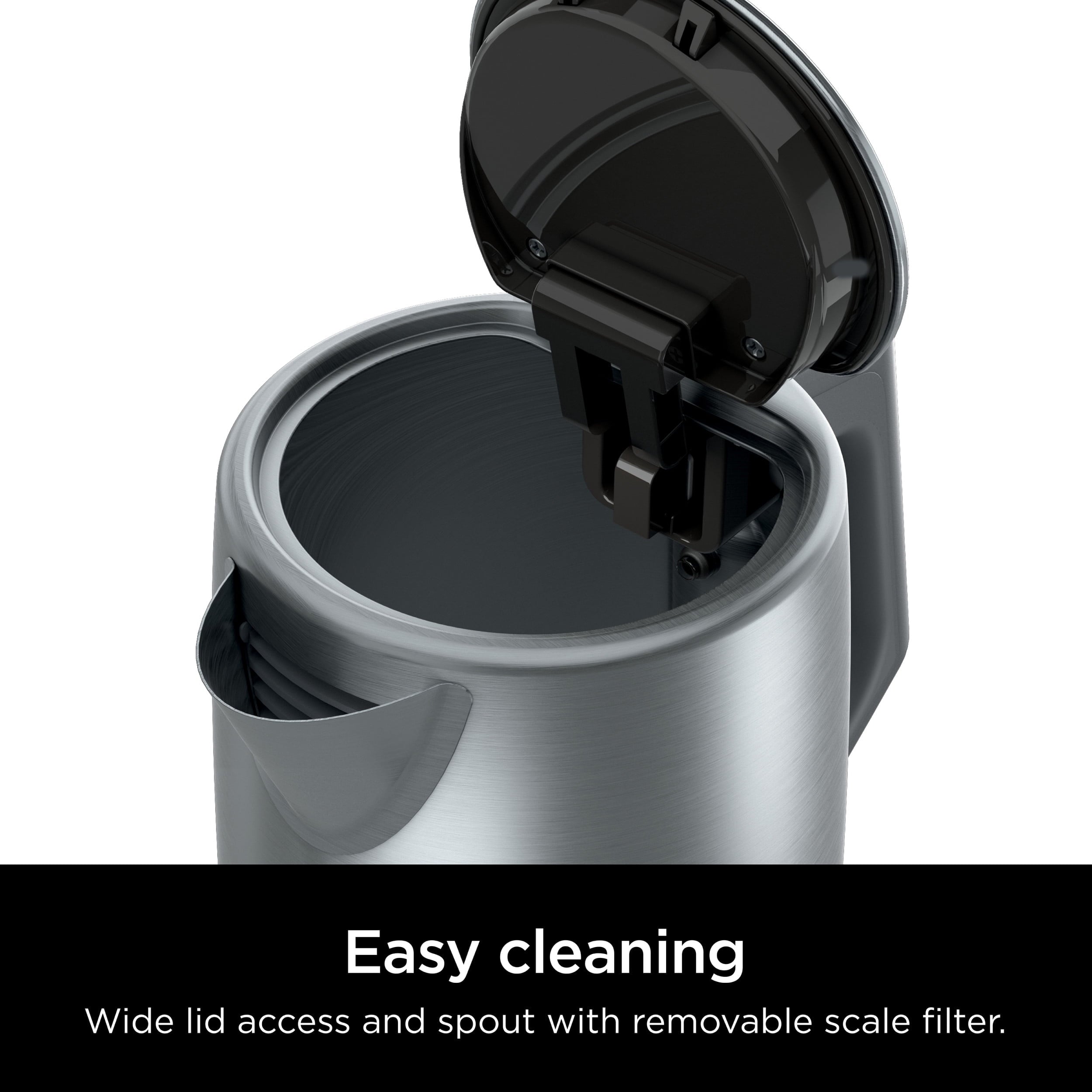 Ninja KT200 Precision Temperature Electric Kettle, 1500 watts, BPA Free, Stainless, 7-Cup Capacity, Hold Temp Setting